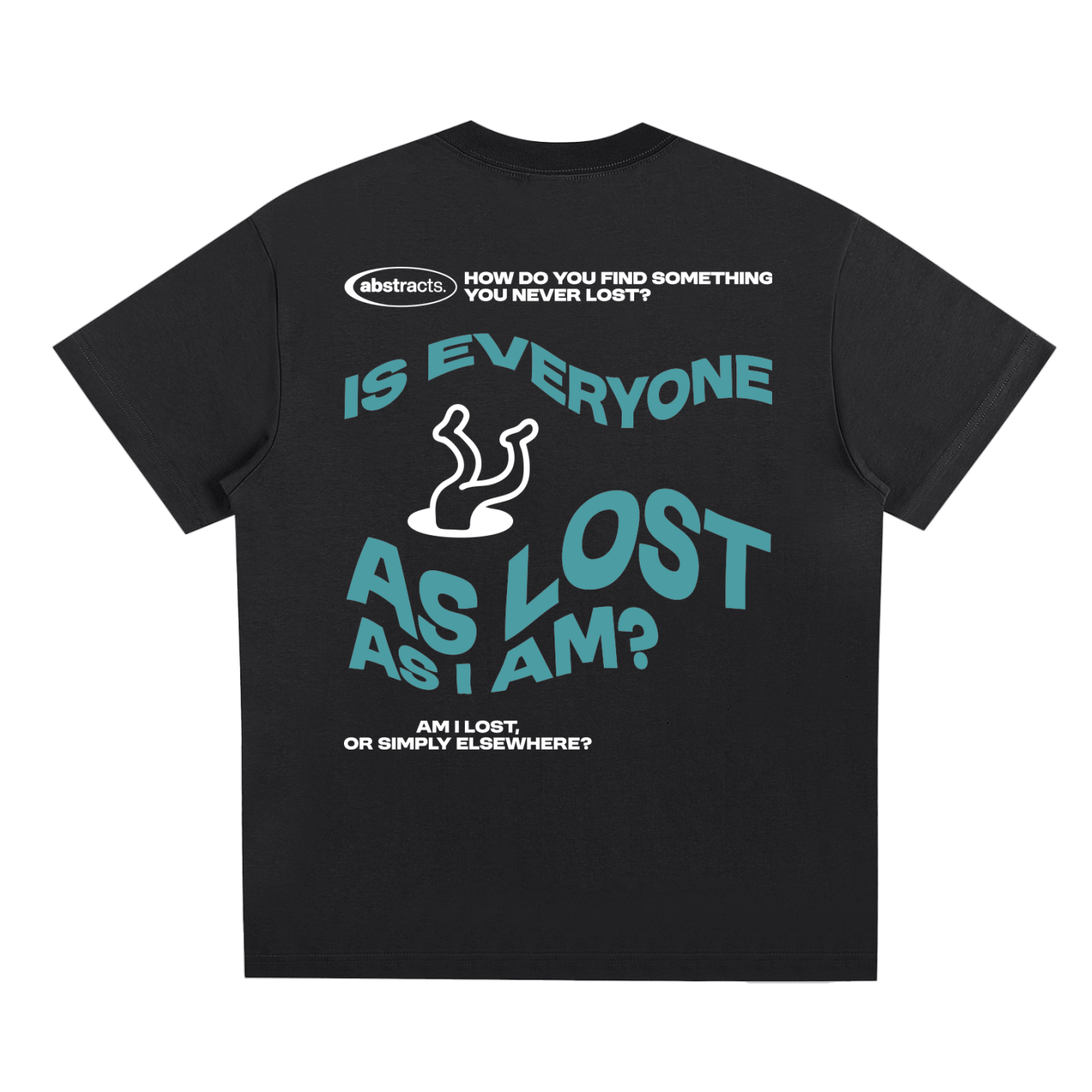 BLACK TEE - TO BE LOST