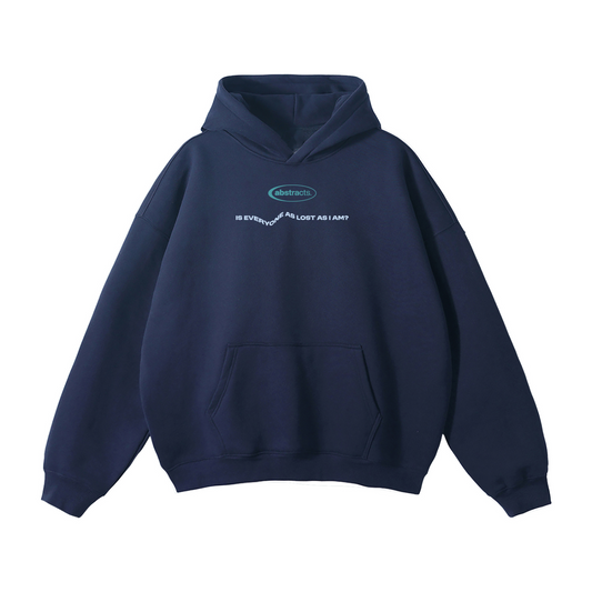 DARK BLUE HOODIE - TO BE LOST