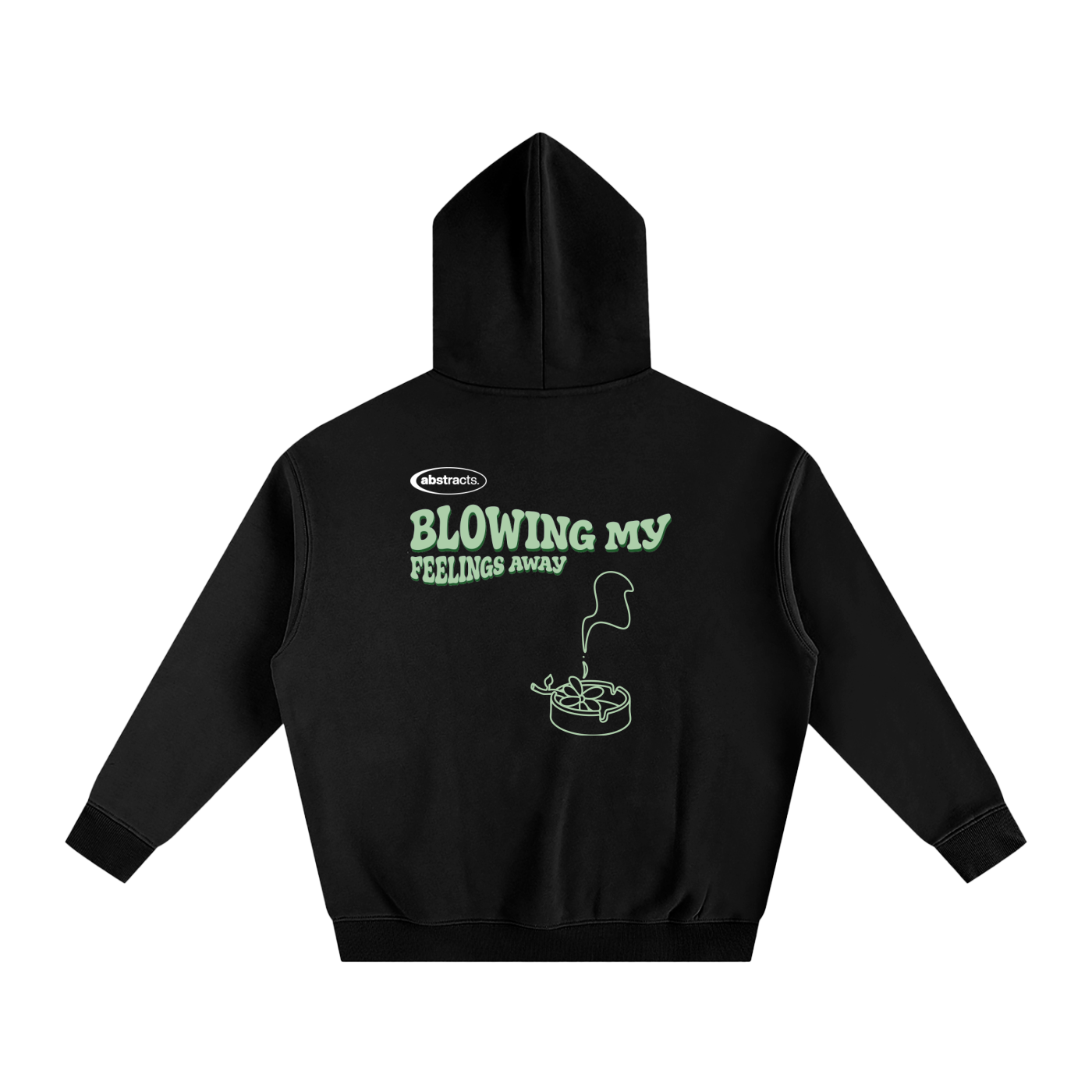 BLACK HOODIE - BLOWING MY FEELINGS AWAY
