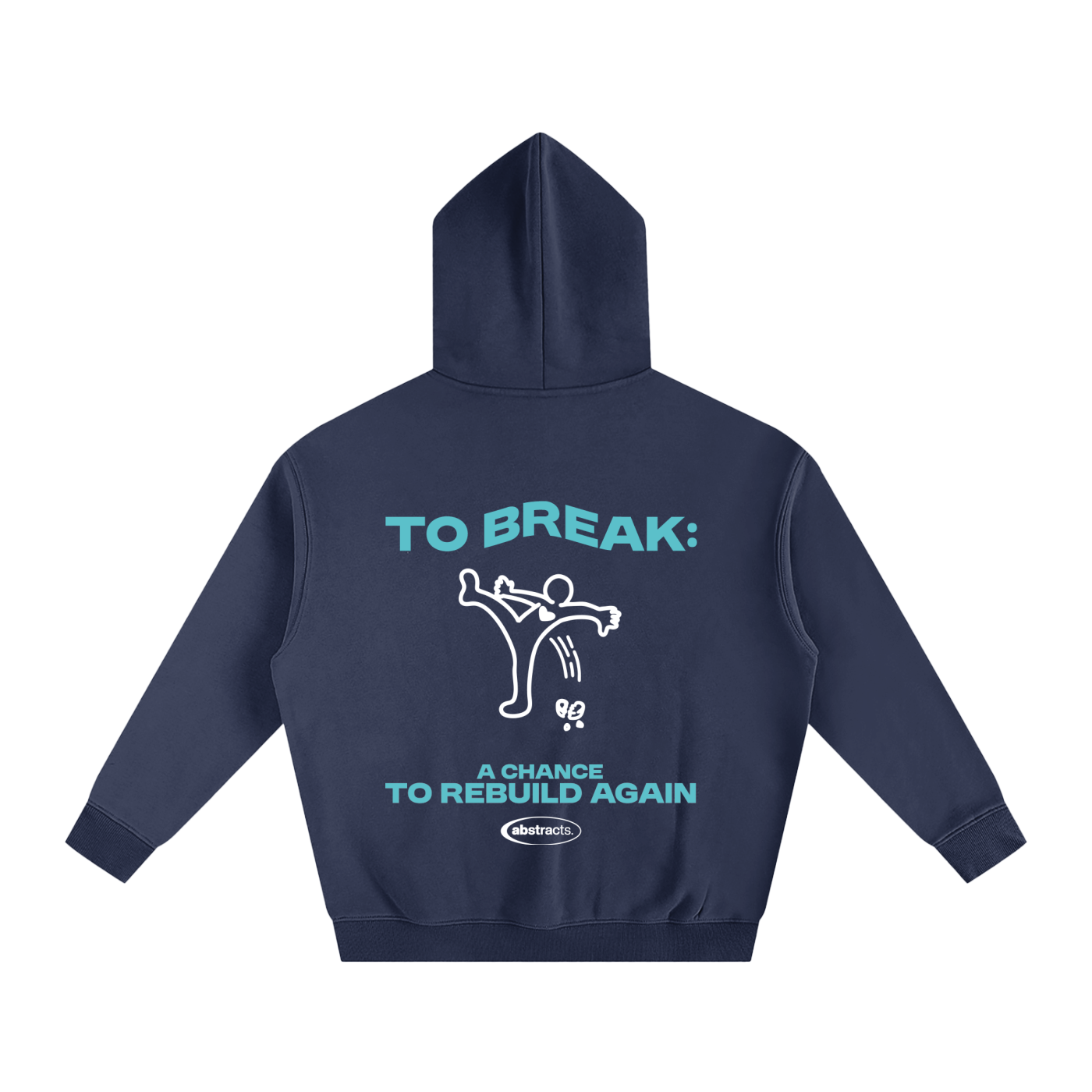 DARK BLUE HOODIE - TO BREAK