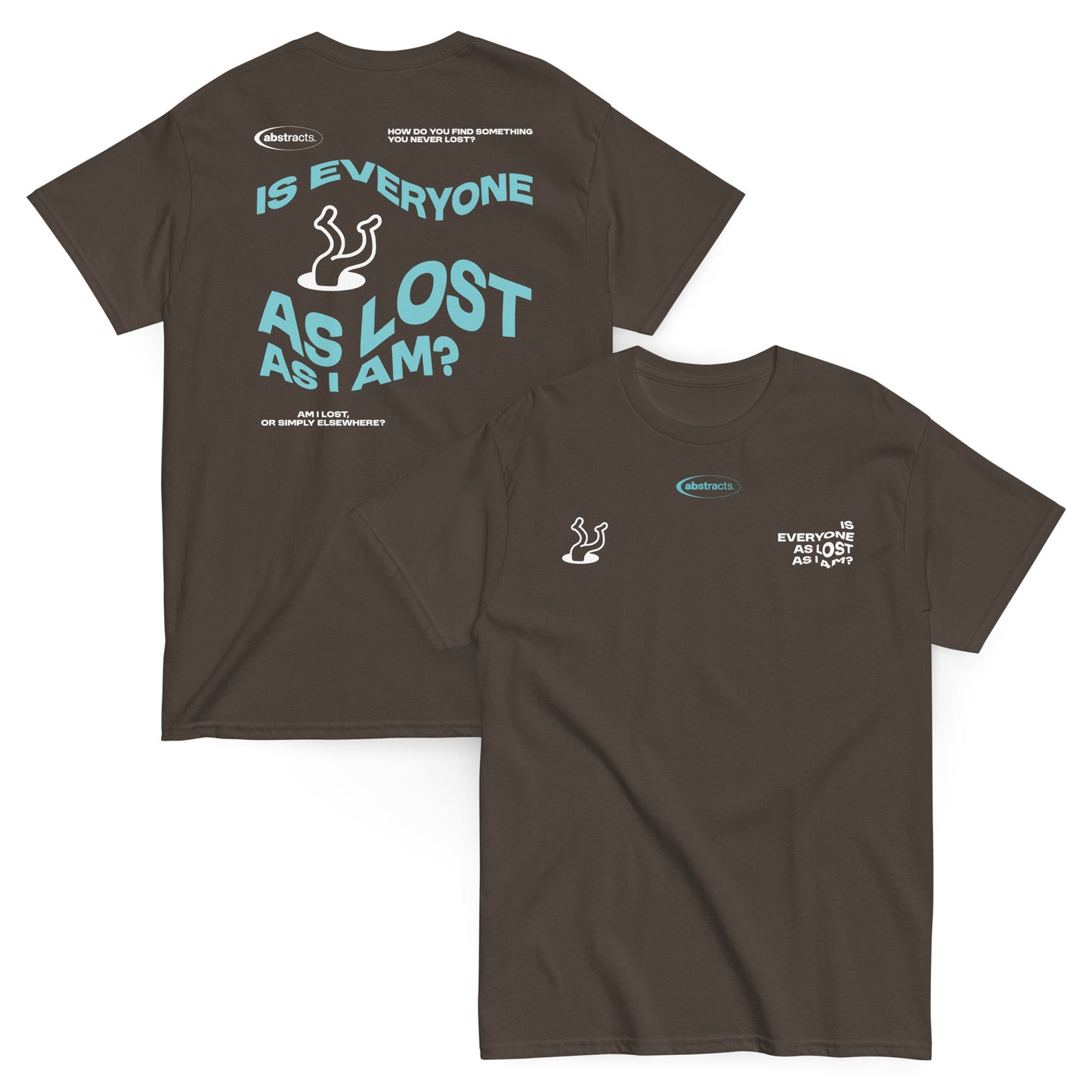 BROWN TEE - TO BE LOST