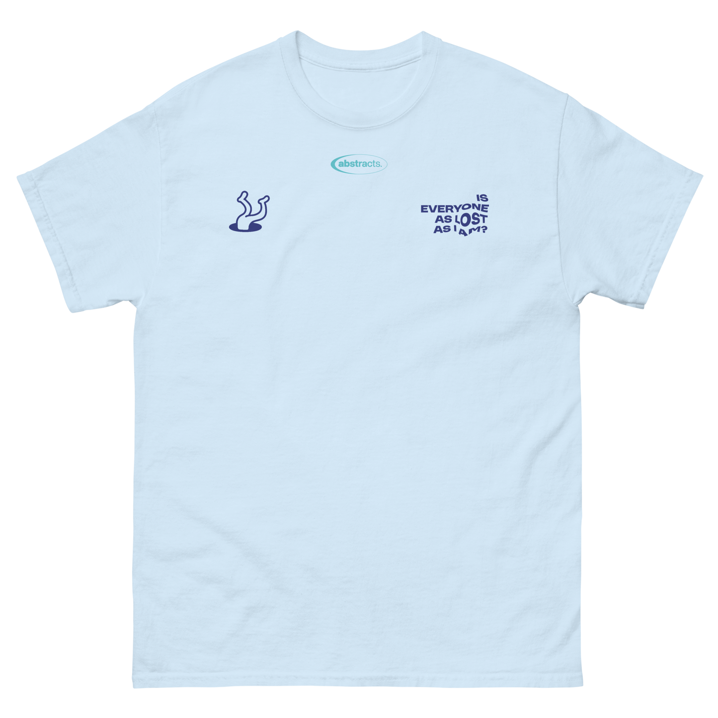BABY BLUE TEE - TO BE LOST