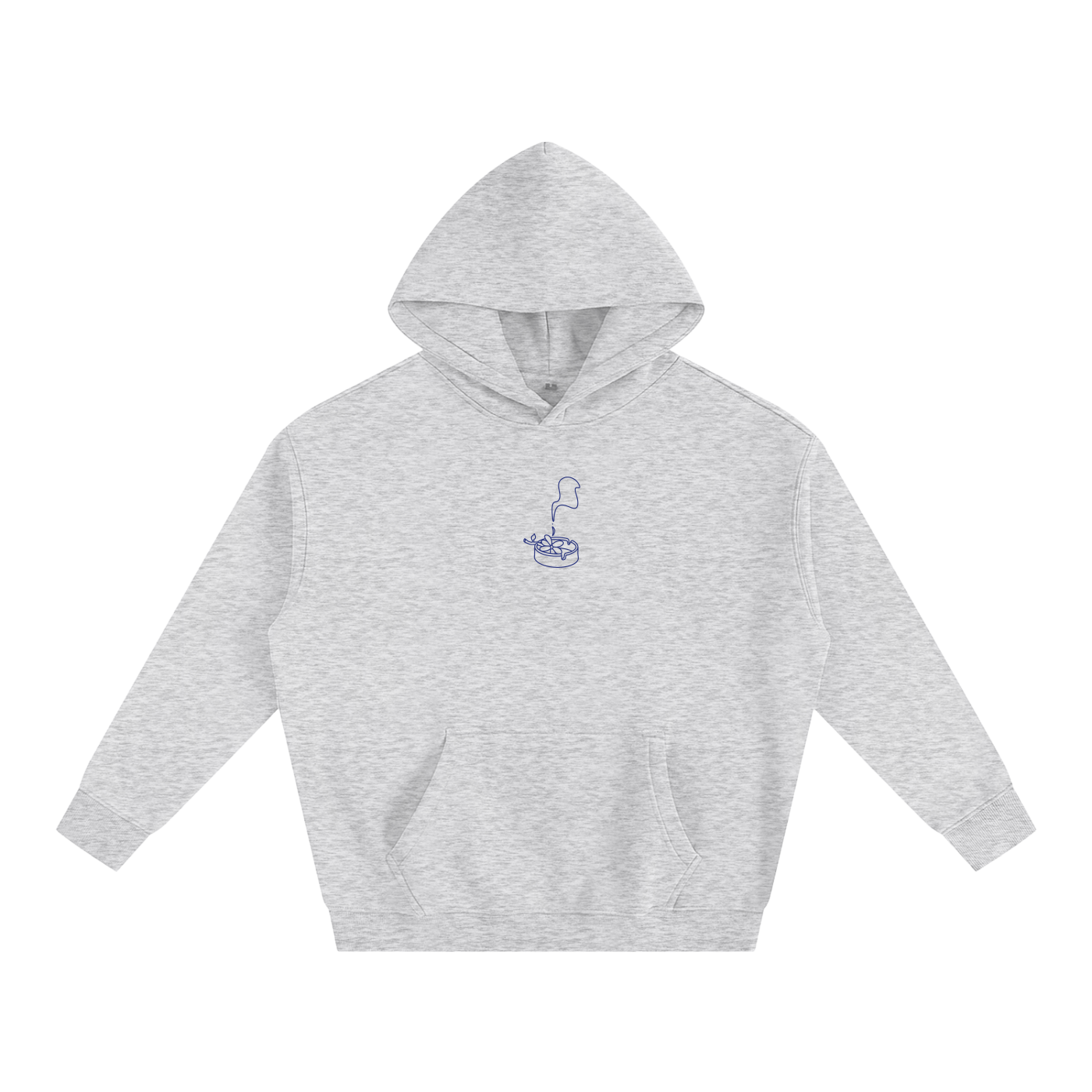 GRAY HOODIE - BLOWING MY FEELINGS AWAY