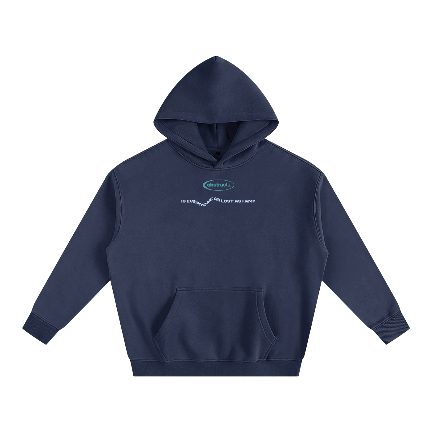 DARK BLUE HOODIE - TO BE LOST