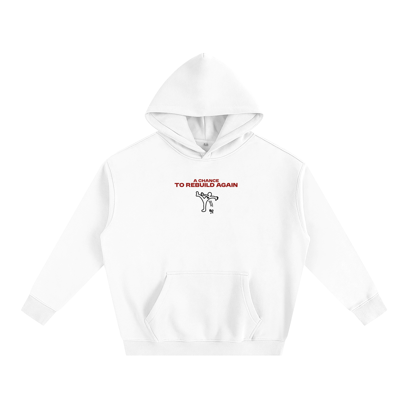 WHITE HOODIE - TO BREAK