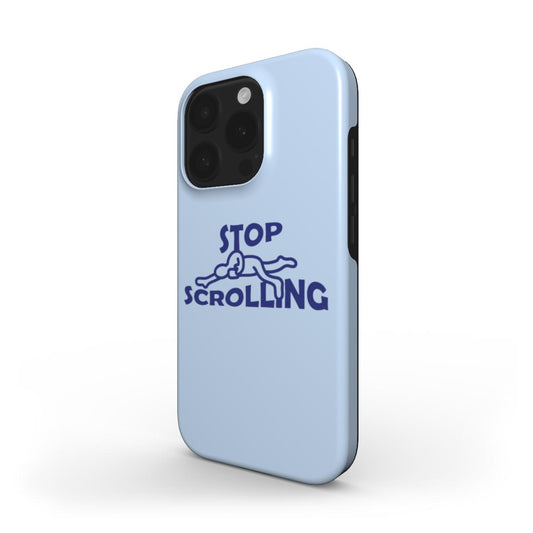 (SKY BLUE) MagSafe® case for iPhone® - Stop Scrolling