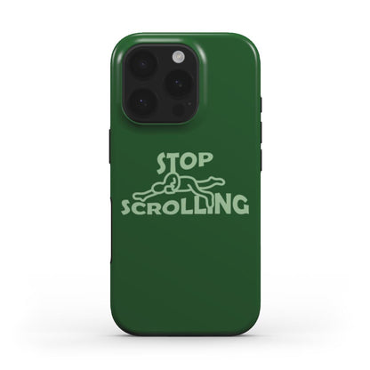 (DARK GREEN) MagSafe® case for iPhone® - Stop Scrolling