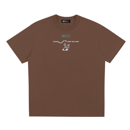 BROWN TEE - TO BE LOST