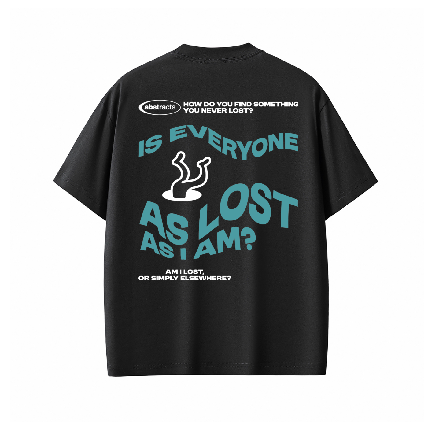 BLACK TEE - TO BE LOST