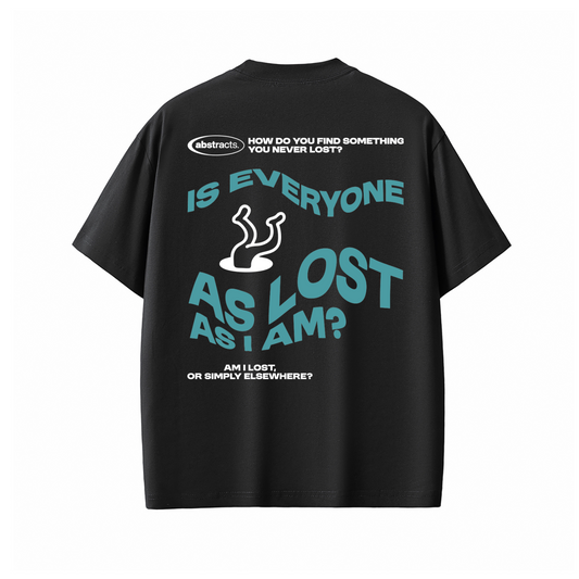 BLACK TEE - TO BE LOST