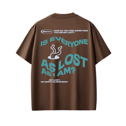 BROWN TEE - TO BE LOST