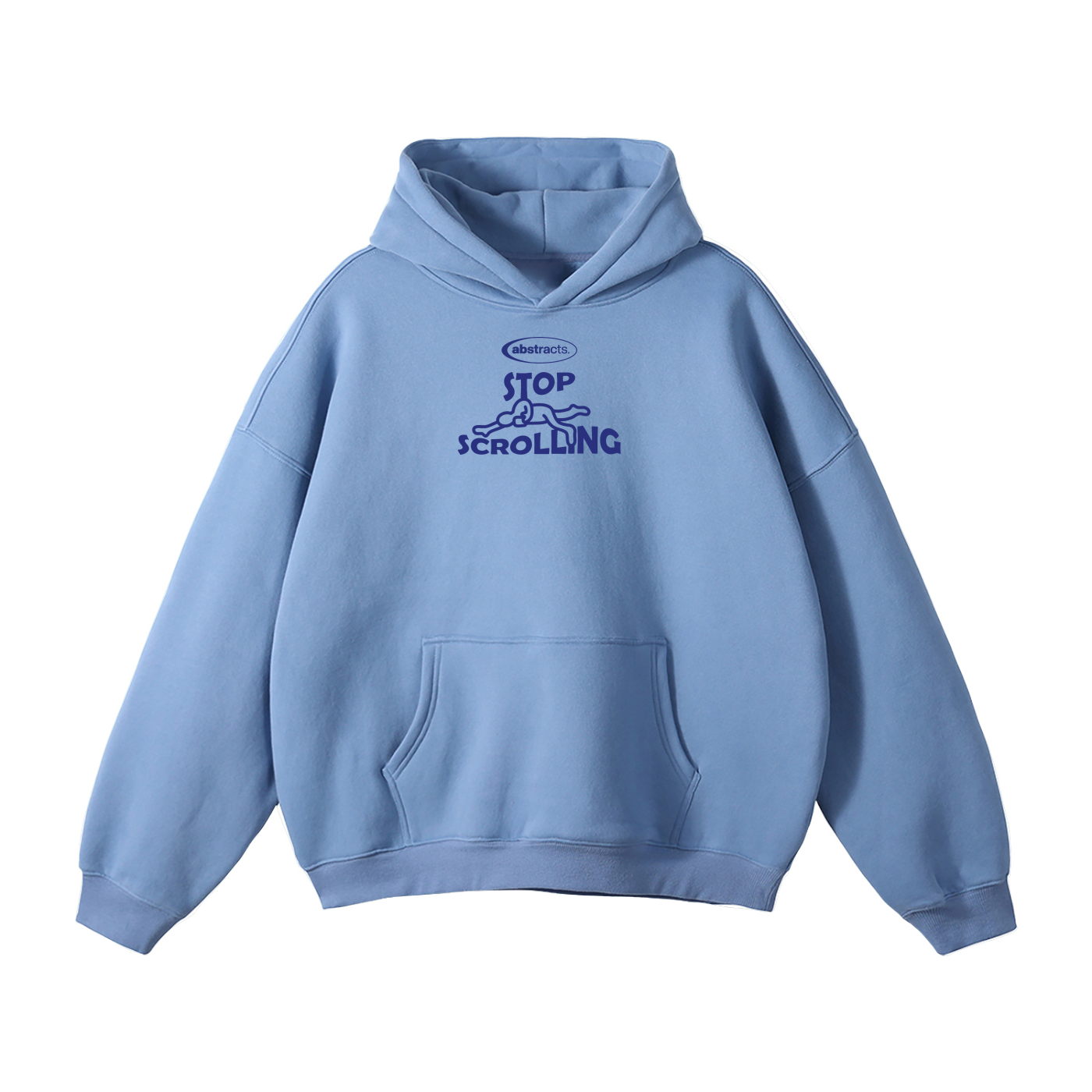 SKY BLUE HOODIE - STOP SCROLLING