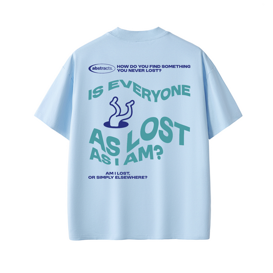 SKY BLUE TEE - TO BE LOST