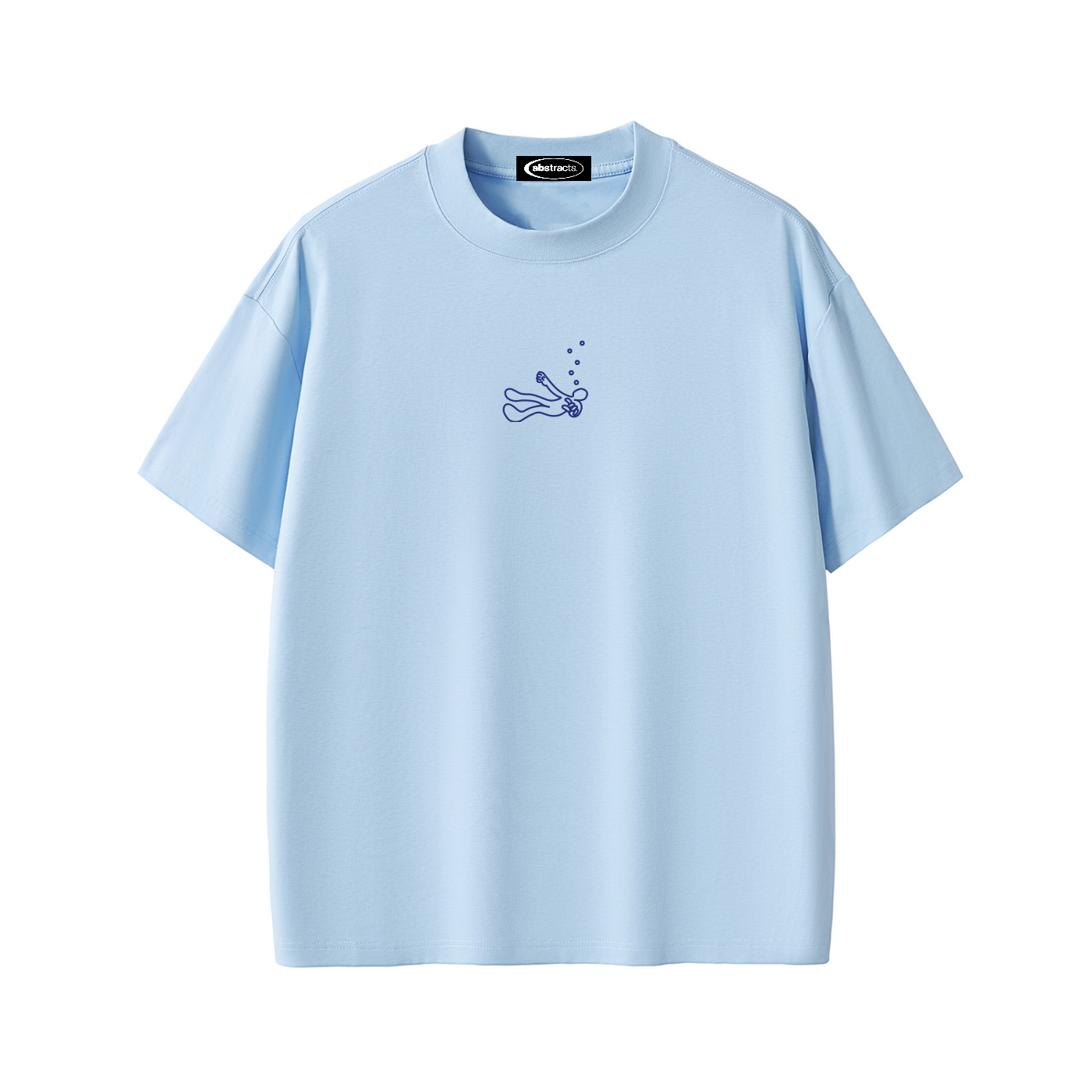 SKY BLUE TEE - DROWNED IN MY OWN THOUGHTS