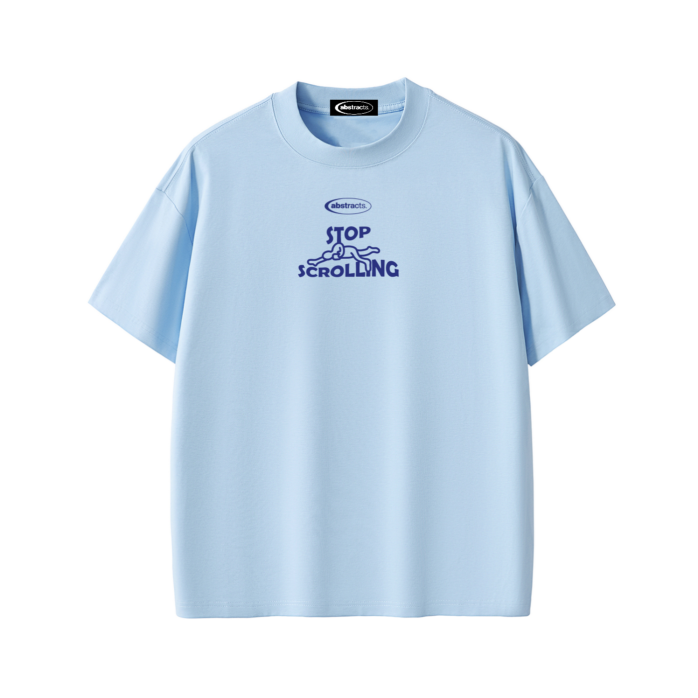SKY BLUE TEE - STOP SCROLLING