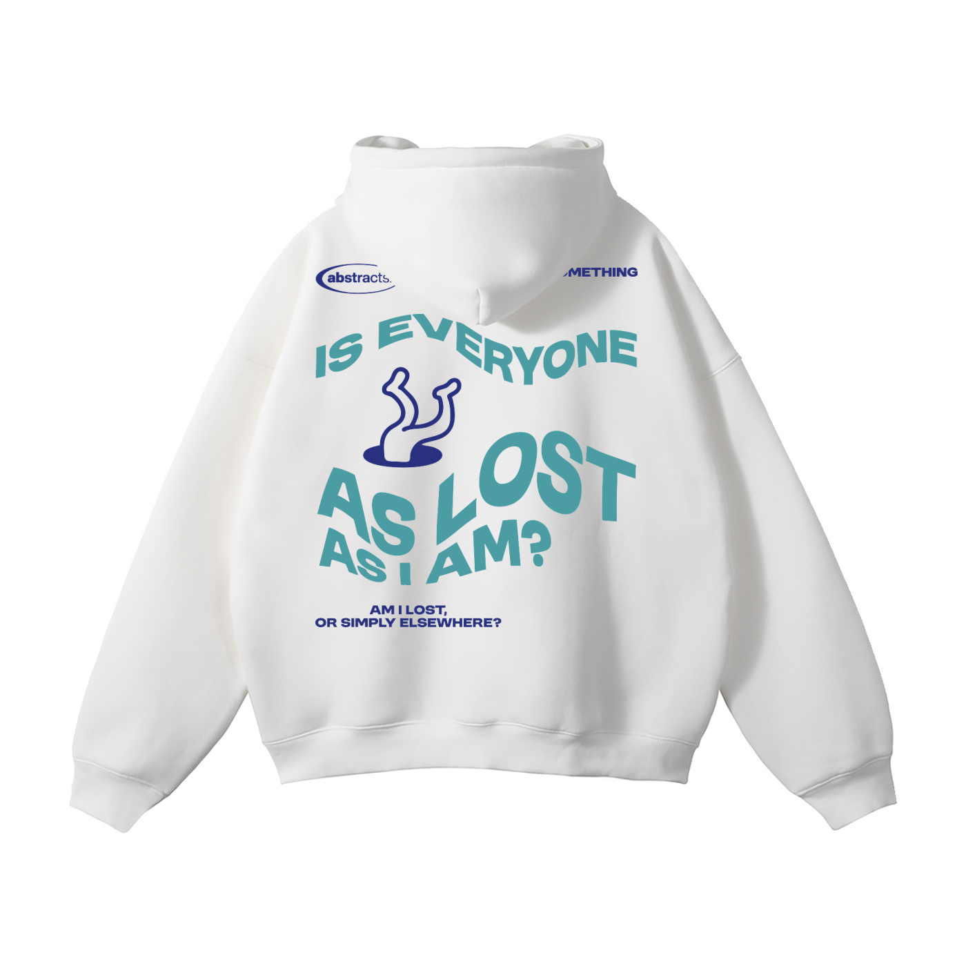 WHITE HOODIE - TO BE LOST