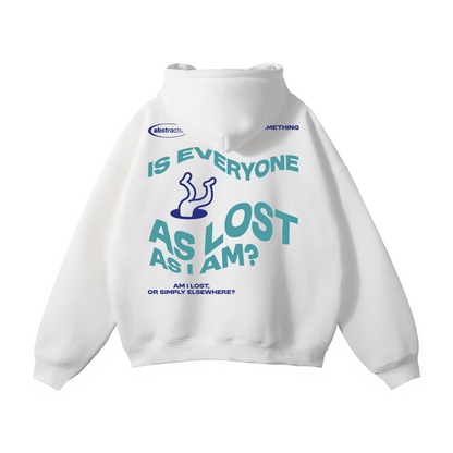 WHITE HOODIE - TO BE LOST