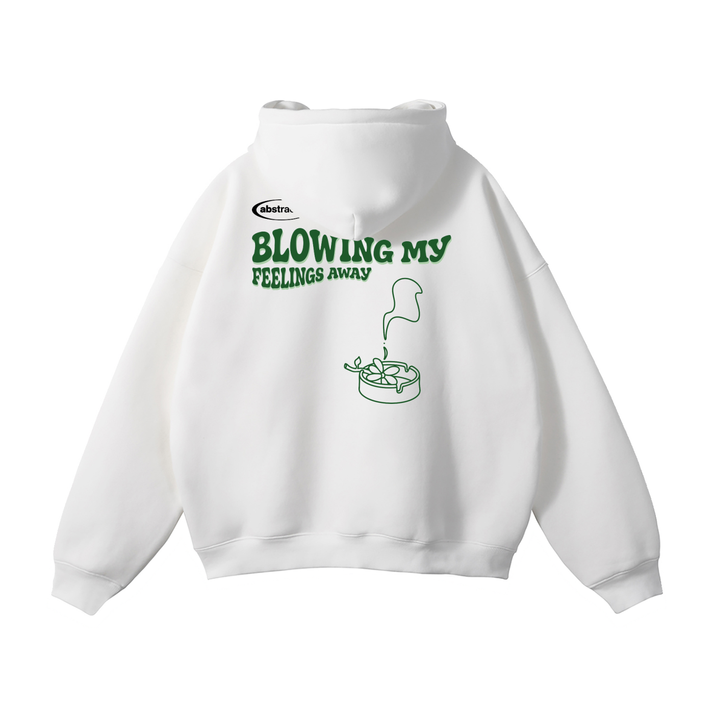 WHITE HOODIE - BLOWING MY FEELINGS AWAY
