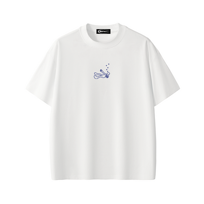 WHITE TEE - DROWNED IN MY OWN THOUGHTS