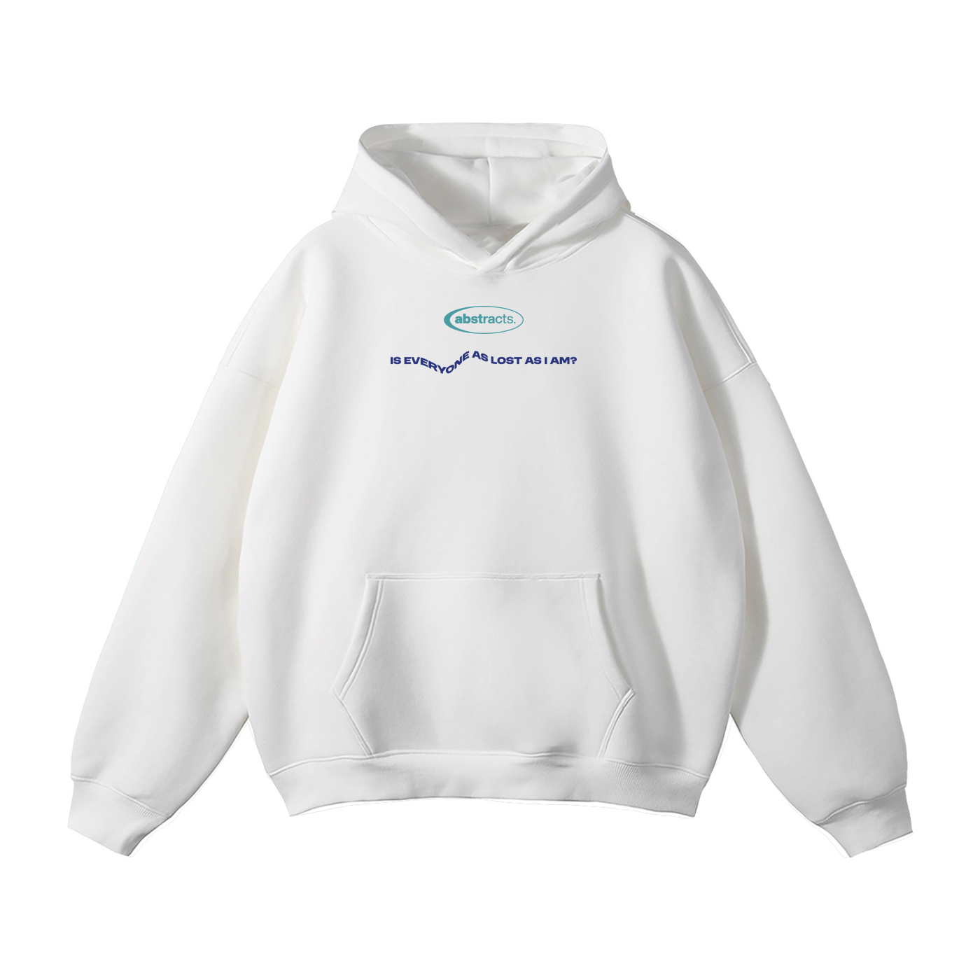 WHITE HOODIE - TO BE LOST