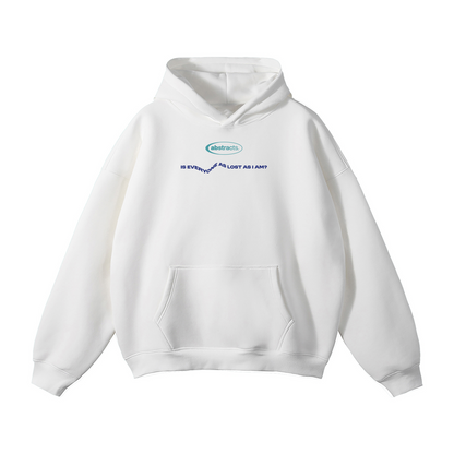 WHITE HOODIE - TO BE LOST