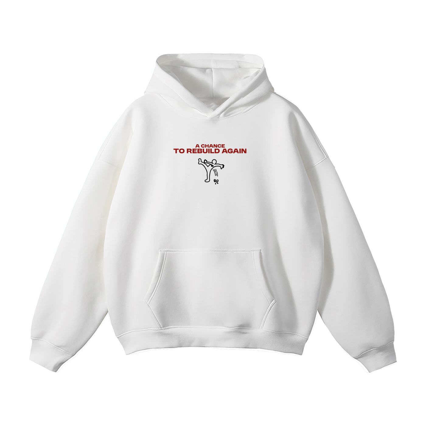 WHITE HOODIE - TO BREAK