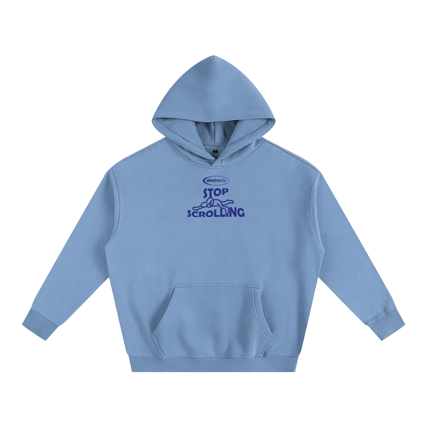 SKY BLUE HOODIE - STOP SCROLLING