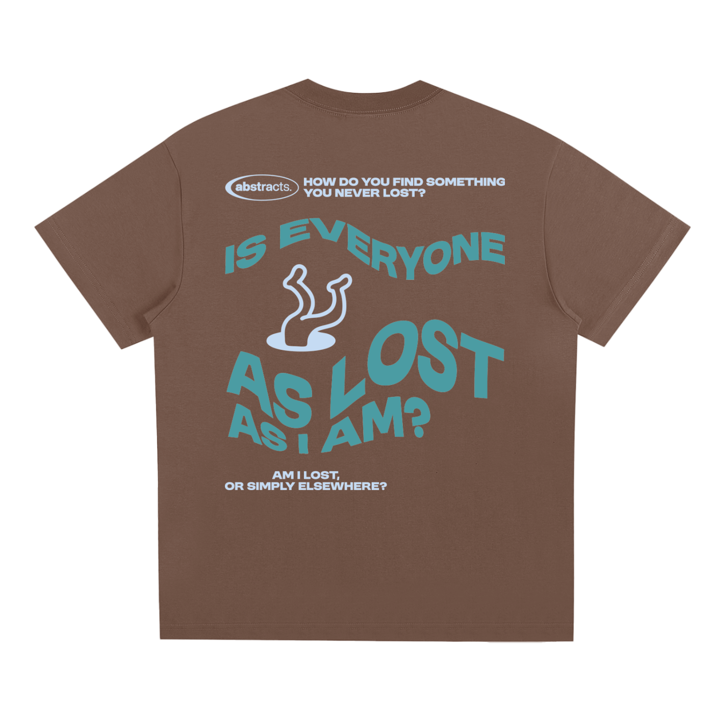 BROWN TEE - TO BE LOST