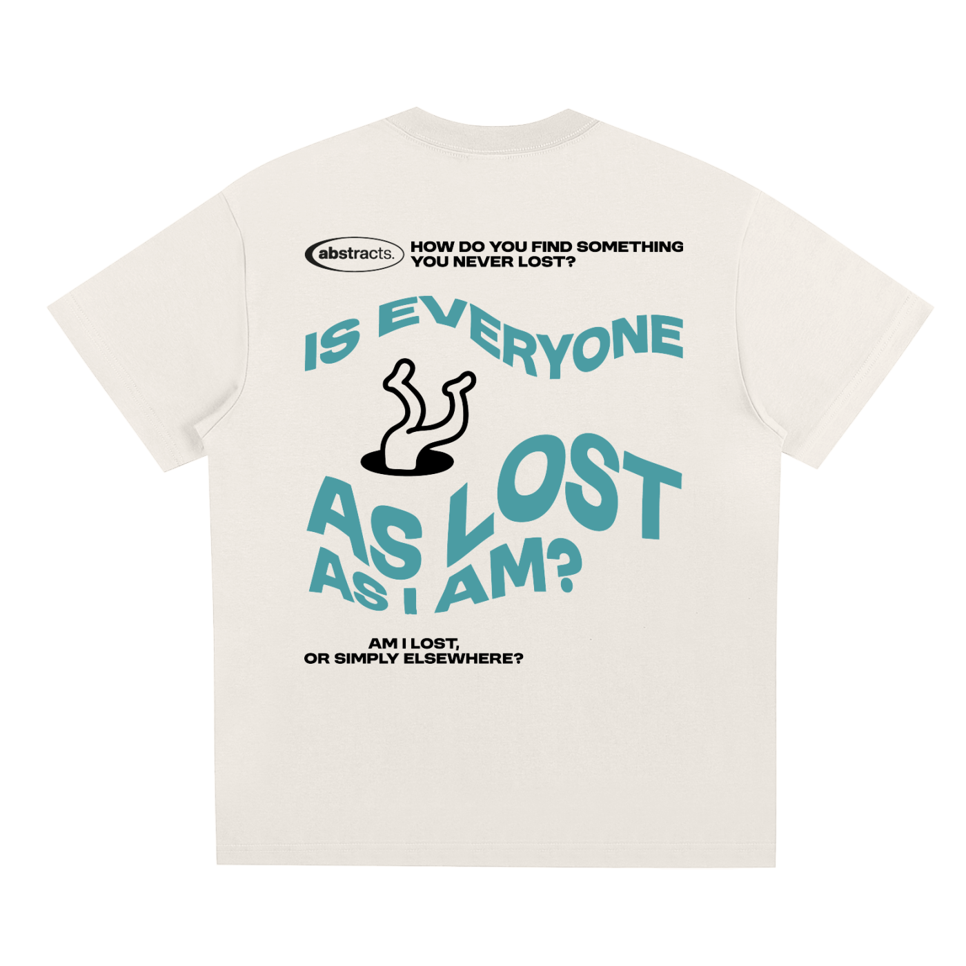 WHITE TEE - TO BE LOST