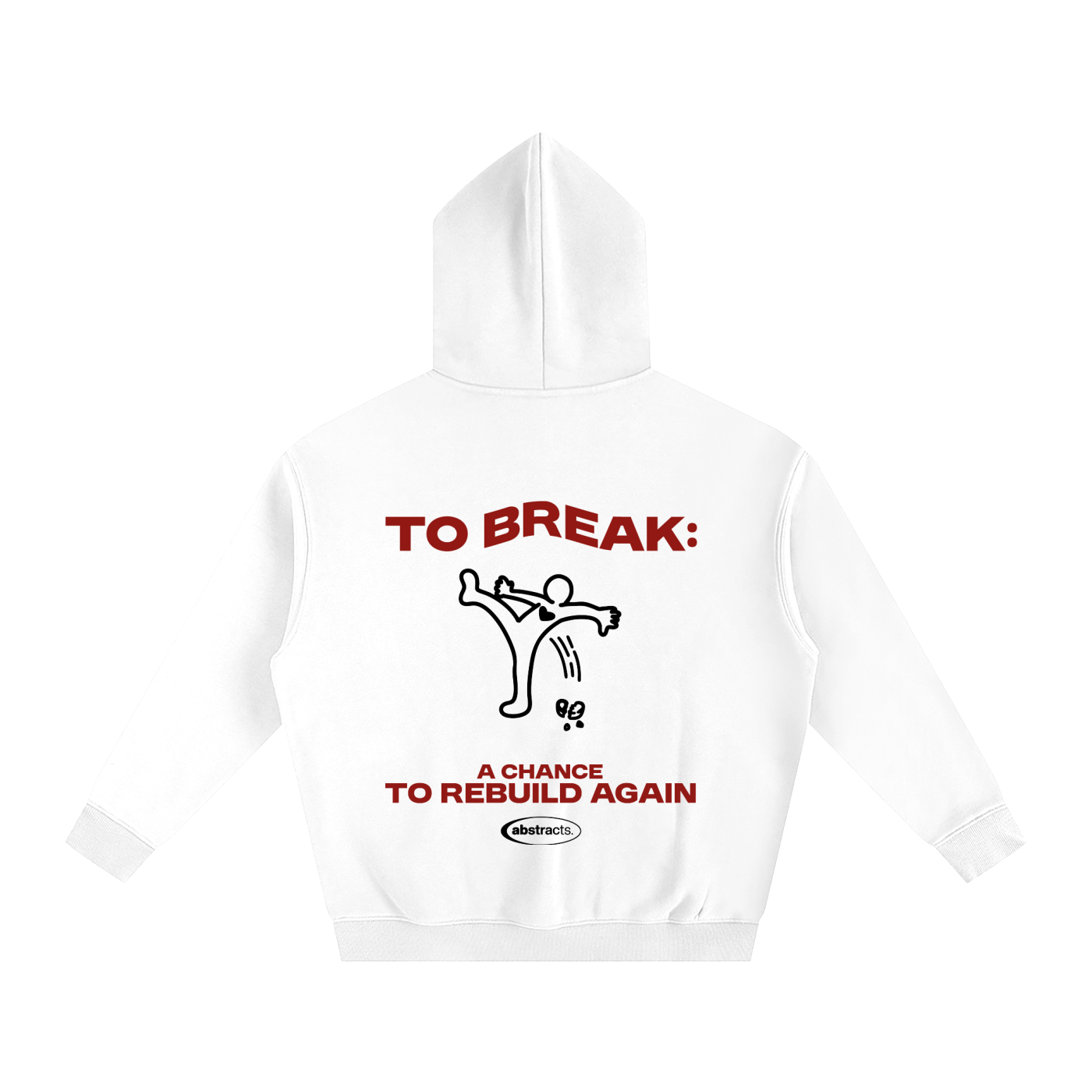 WHITE HOODIE - TO BREAK