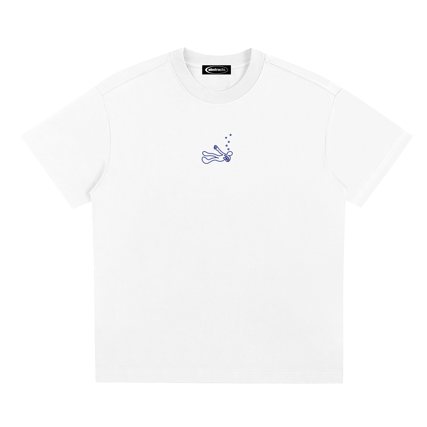 WHITE TEE - DROWNED IN MY OWN THOUGHTS